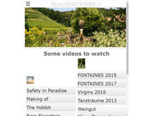 Tablet Screenshot of blauensteiner.de